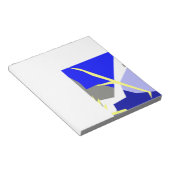 抽象芸術アート・エネルギー ノートパッド (アングル)