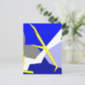 抽象芸術アート・エネルギー ポストカード (スタンド正面)