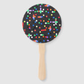 抽象芸術アート（キッズ） ハンドファン (正面)