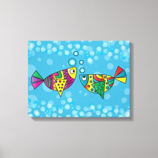 抽象芸術アート キャンバスプリント (正面)