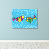 抽象芸術アート キャンバスプリント (インサイチュ (ウッドフロア))