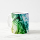 抽象芸術アート コーヒーマグカップ (正面左)