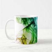 抽象芸術アート コーヒーマグカップ (左)