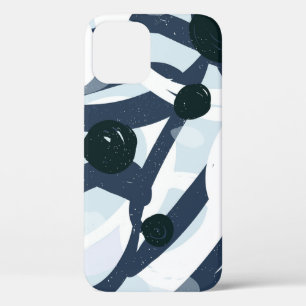 抽象芸術アート:シームレス絵画なイラストレーション iPhone 12ケース