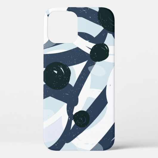 抽象芸術アート:シームレス絵画なイラストレーション Case-Mate iPhoneケース (裏面)