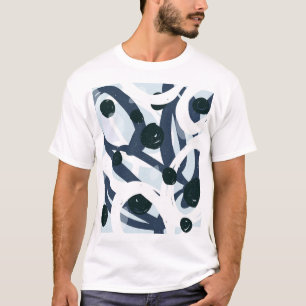 抽象芸術アート:シームレス絵画なイラストレーション Tシャツ
