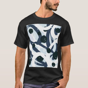抽象芸術アート:シームレス絵画なイラストレーション Tシャツ
