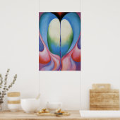 抽象芸術アート – ジョージアオキーフェ ポスター (キッチン)