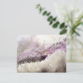 抽象芸術アート – ハッシュ ポストカード (スタンド正面)