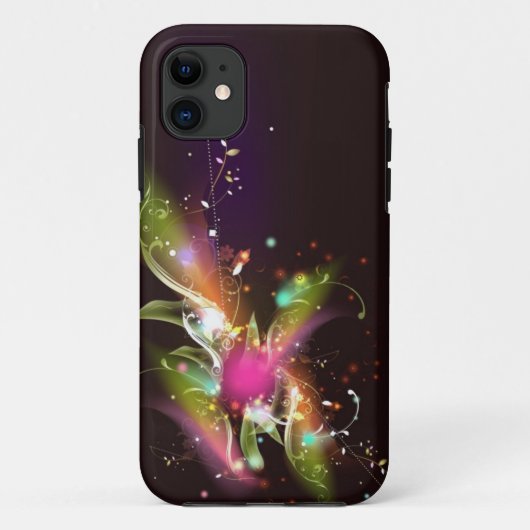 抽象芸術アート( フローラ)Iphone 4 ケース Case-Mate iPhoneケース (裏面)