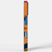 抽象芸術アート、ブルーズネスト Case-Mate iPhoneケース (裏面 / 右)