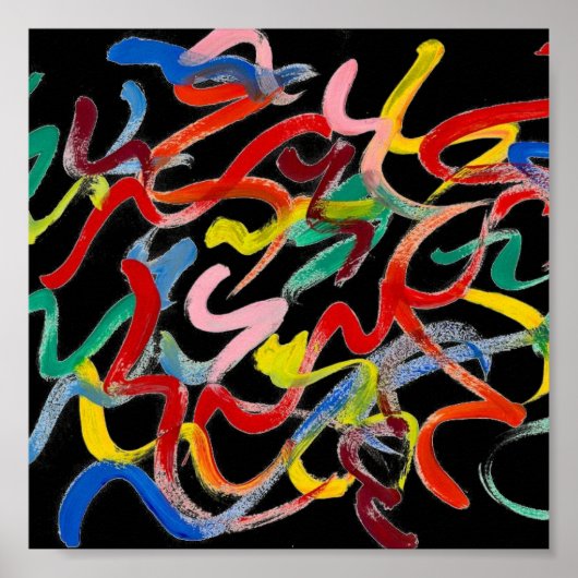 抽象芸術アート・ポスター ポスター (正面)