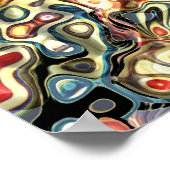 抽象芸術アート・ポスター ポスター (角)