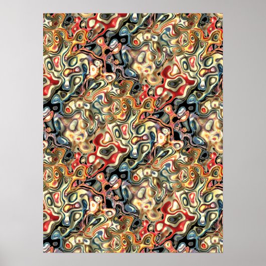 抽象芸術アート・ポスター ポスター (正面)