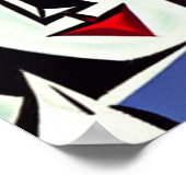 抽象芸術アート・ポスター ポスター (角)