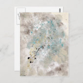 抽象芸術アート – ルーラビー ポストカード (正面/裏面)