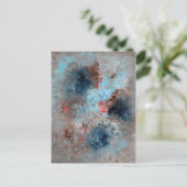 抽象芸術アート – 不在 ポストカード (スタンド正面)