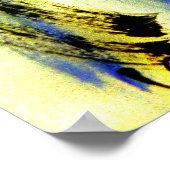 抽象芸術アート「宇宙旅行」絵画のポスター ポスター (角)