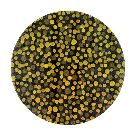 抽象芸術アート：水彩クリエイティブスポット。 カッティングボード (正面)