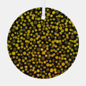 抽象芸術アート：水彩クリエイティブスポット。 ガラスオーナメント (裏面)