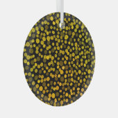 抽象芸術アート：水彩クリエイティブスポット。 ガラスオーナメント (正面右)