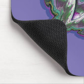 抽象芸術アート – 混合メディア マウスパッド (コーナー)