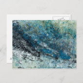 抽象芸術アート – 無重力状態 ポストカード (正面/裏面)