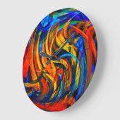 抽象芸術アート#11 ラージ壁時計 (傾斜)