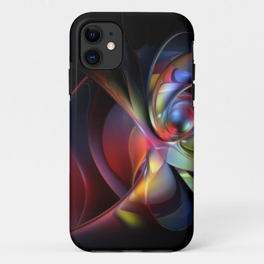 抽象芸術アート( Chaos Spectrum )Iphone 4 ケース Case-Mate iPhoneケース (裏面)