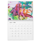 抽象芸術アートby "The Amazing Jace" - 2025年カレンダー カレンダー (3月 2026)