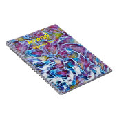 抽象芸術アートinブルースジャーナル ノートブック (右側)