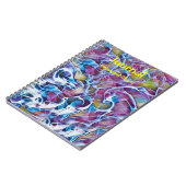 抽象芸術アートinブルースジャーナル ノートブック (左側)