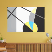 抽象芸術アーモダント、シェイプby ©Lorena Depante キャンバスプリント (インサイチュ (リビング))