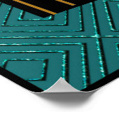 抽象芸術アールデコスタイル ポスター (角)