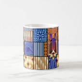 抽象芸術アールデコ コーヒーマグカップ (中央)