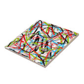 抽象芸術アー忙しト タイル (側面)