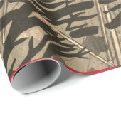 抽象芸術アー日本のトの夕暮れ時枝 ラッピングペーパー (ロールコーナー)