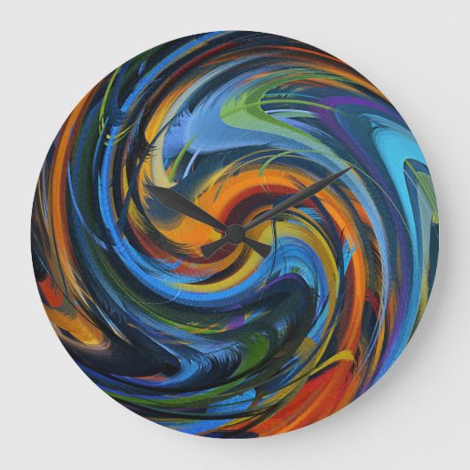 抽象芸術アー#30 ラージ壁時計 (正面)