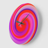 抽象芸術アー#6 ラージ壁時計 (傾斜)