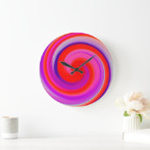 抽象芸術アー#6 ラージ壁時計 (ホーム)