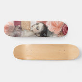 抽象芸術ア動揺してートグランジガールミックスメディア スケートボード (横)
