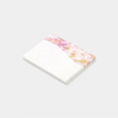 抽象芸術ア淡い色のートイエローパステルインプレッション ポストイット (アングル)