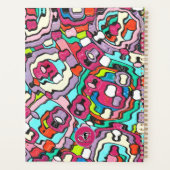 抽象芸術ア素晴らしートカラフルに絵画なる プランナー手帳 (裏面)