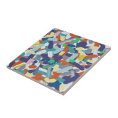 抽象芸術ア絵を描ートブ前向きラシ タイル (側面)