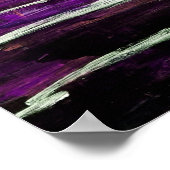 抽象芸術ア絵画クリル花付き ポスター (角)