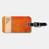 抽象芸術ア絵画ートのレトロカラー11 ラゲッジタグ (正面横)