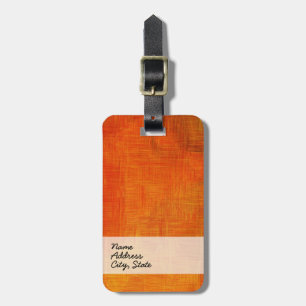 抽象芸術ア絵画ートのレトロカラー11 ラゲッジタグ