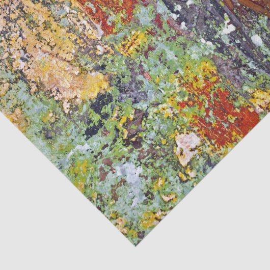 抽象芸術ア絵画ートの緑の黄色の切り離し 薄葉紙 (詳細)