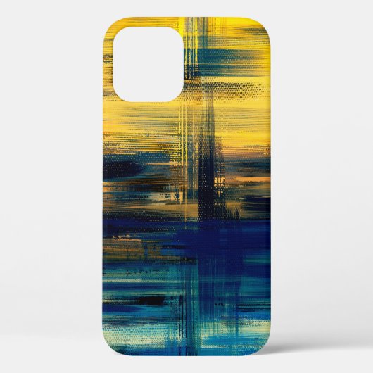 抽象芸術ア絵画ートの風景、背景色 Case-Mate iPhoneケース (裏面)