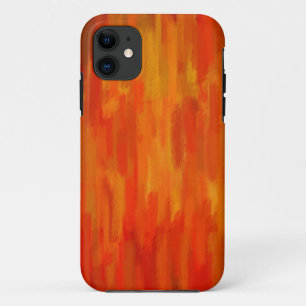 抽象芸術ア絵画ートレトロカラー17 iPhone 11 ケース